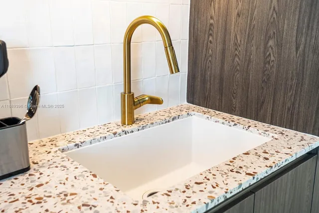 a close up view of a sink