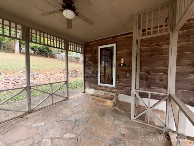 a view of front door