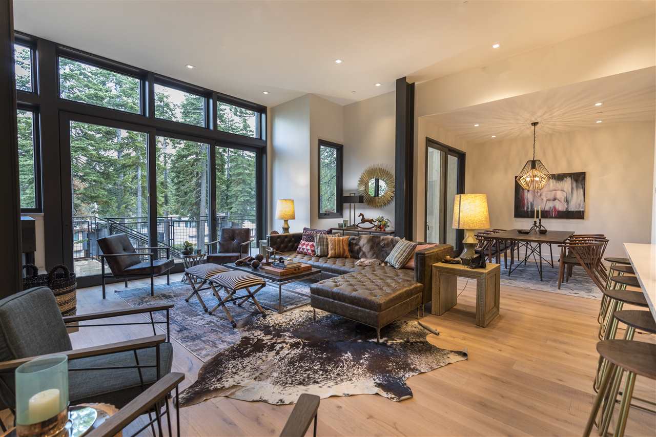 15120 Boulder Place, Unit 3 Truckee, CA 96161 - Photo 4 of 19 a living room with furniture or couch and a large window