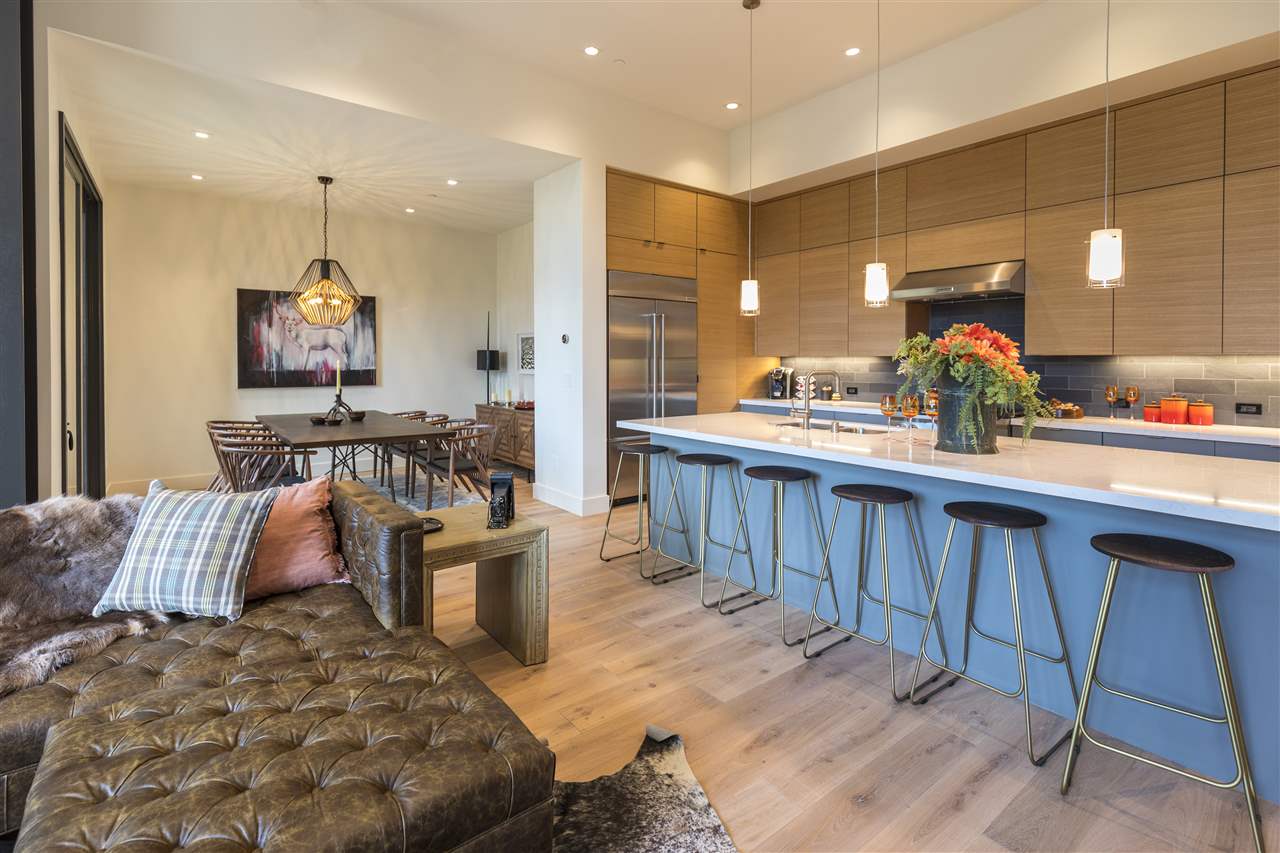15120 Boulder Place, Unit 3 Truckee, CA 96161 - Photo 5 of 19 a kitchen with stainless steel appliances granite countertop a sink and a refrigerator