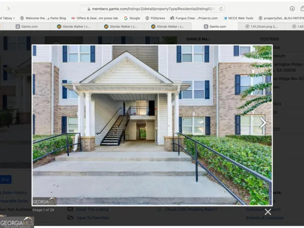 a view of a house with a park