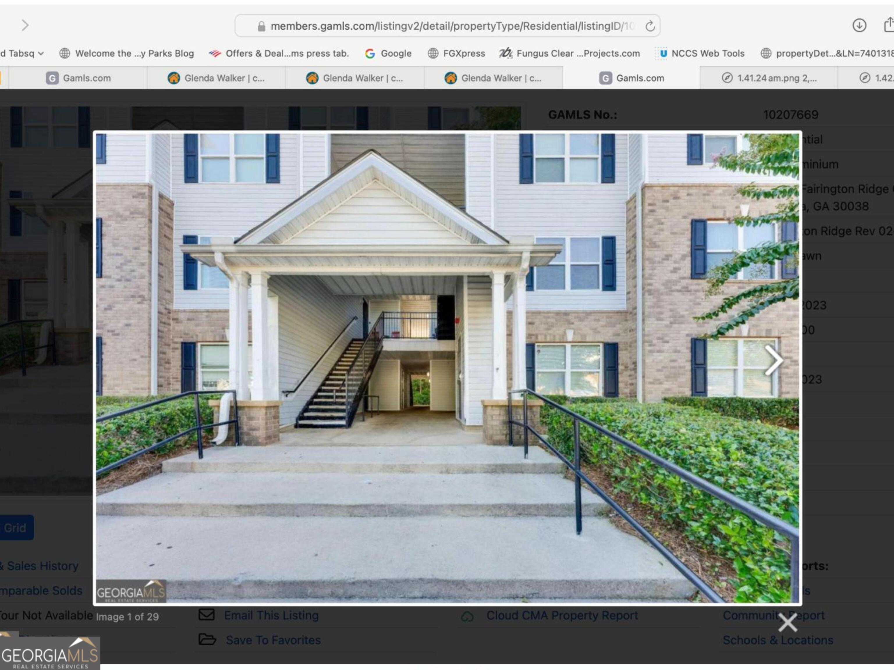 a view of a house with a park