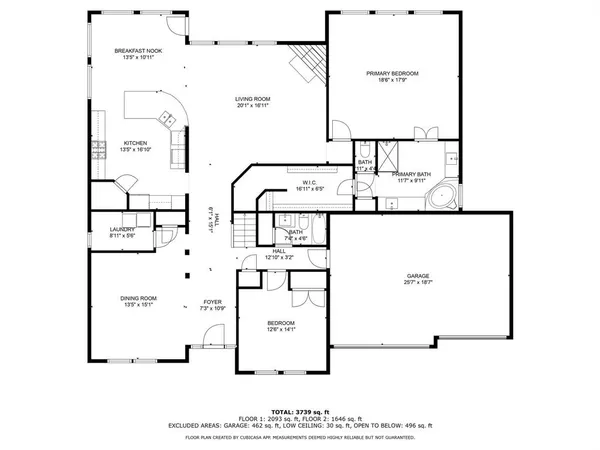 a picture of a floor plan