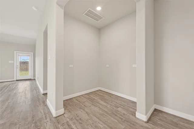 wooden floor in an empty room