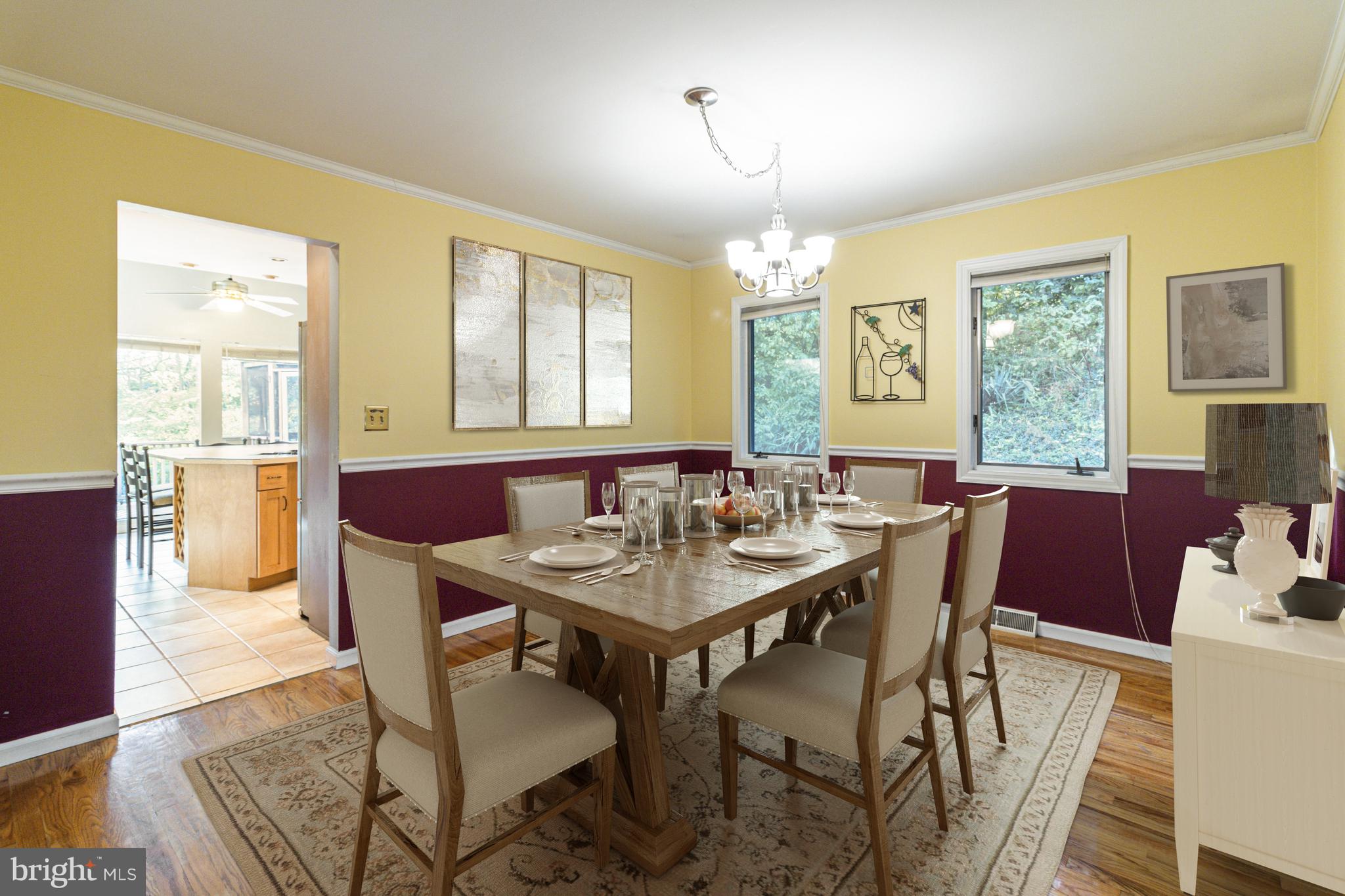 101 Hickory Spring Road Greenville, DE 19807 - Photo 10 of 36 Dining room virtually staged