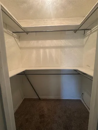 a close view of closet