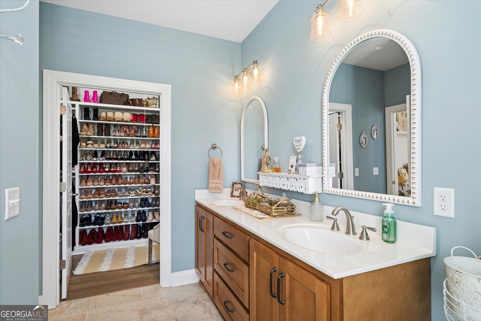 383 Pacer Lane, Unit 3 Dalton, GA 30721 - Photo 32 of 50 a bathroom with a sink and a mirror