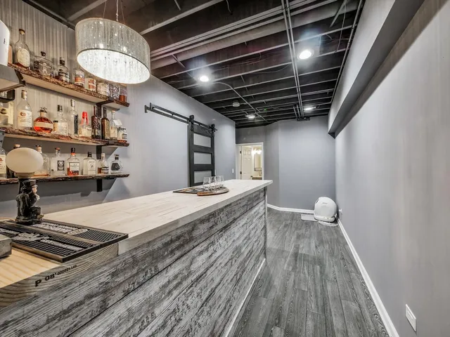 a room with storage and utility