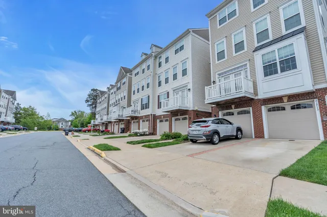 front view of a hallway with front door