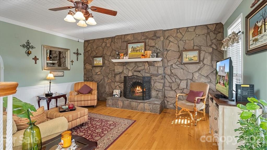 3928 Biggers Road Clover, SC 29710 - Photo 4 of 45 a living room with furniture and a fireplace