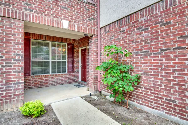 a front view of a building