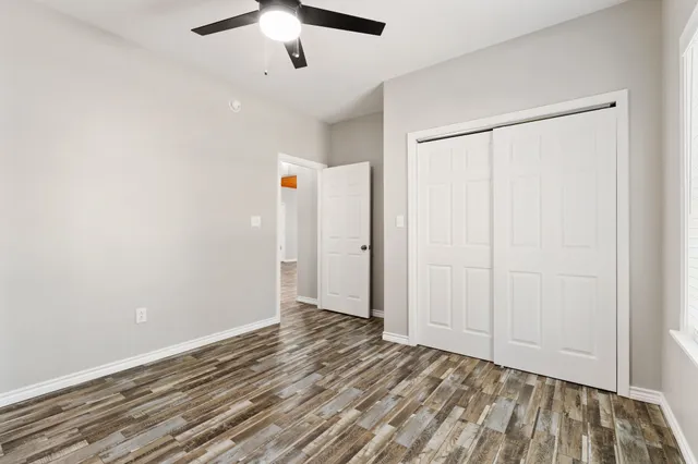 wooden floor in an empty room