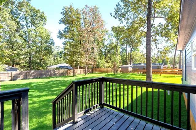 a view of deck and outdoor space