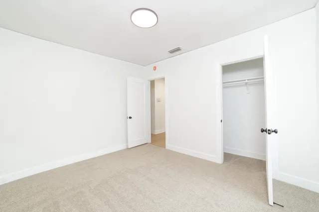 a view of an empty room