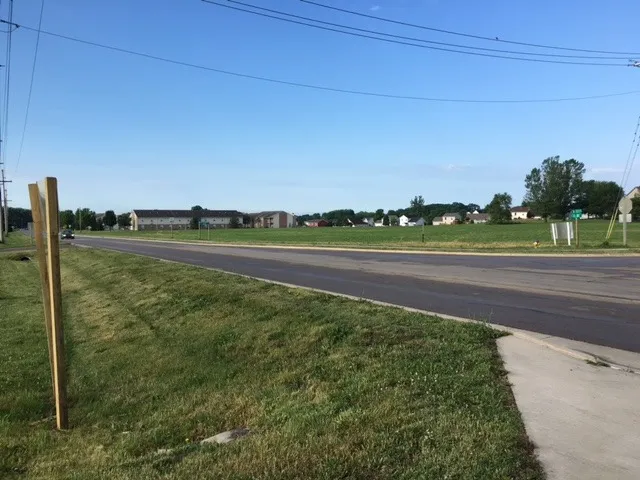 a view of a green field