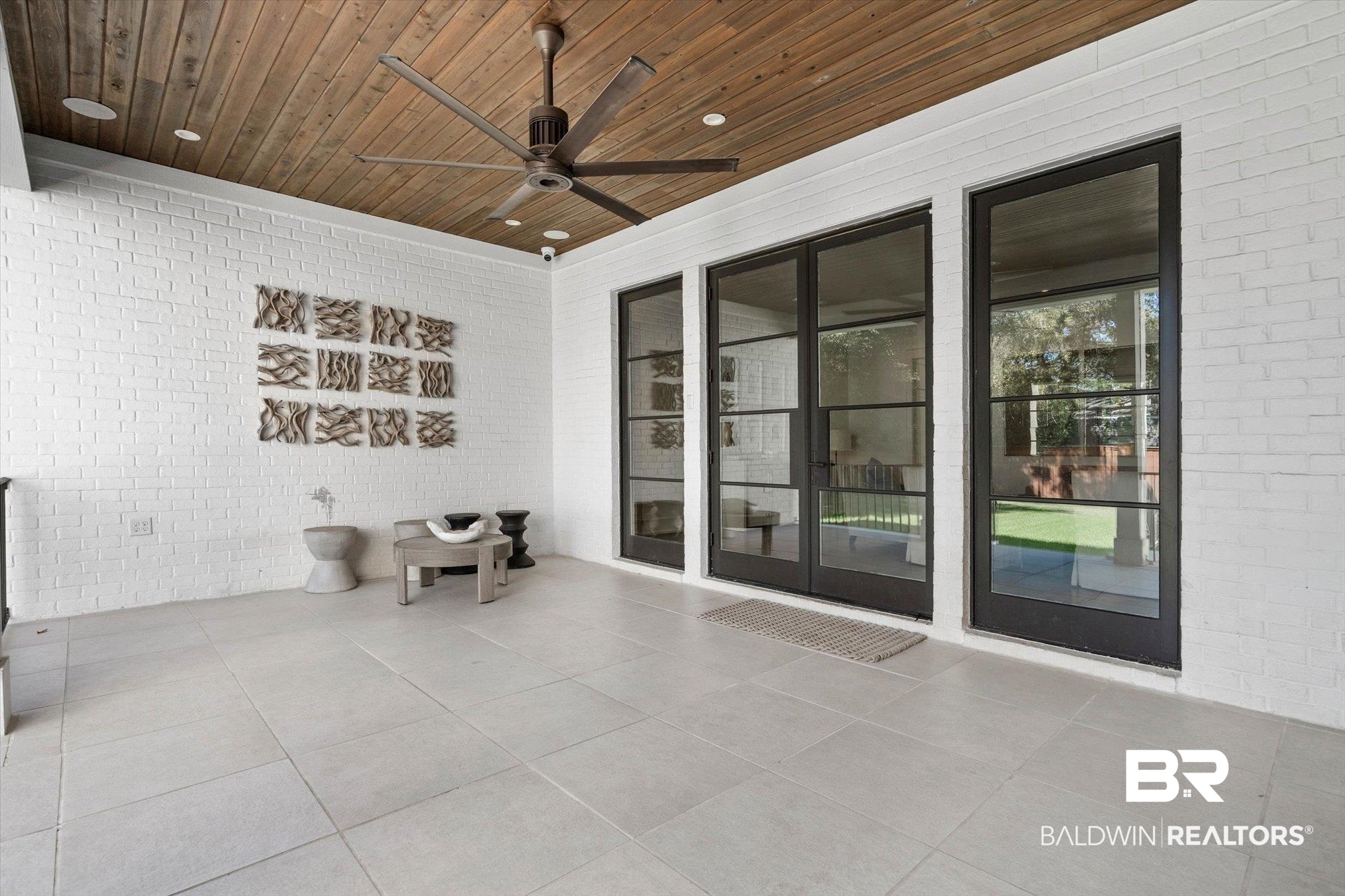 4602 Kingswood Drive Mobile, AL 36608 - Photo 8 of 45 View of patio featuring ceiling fan