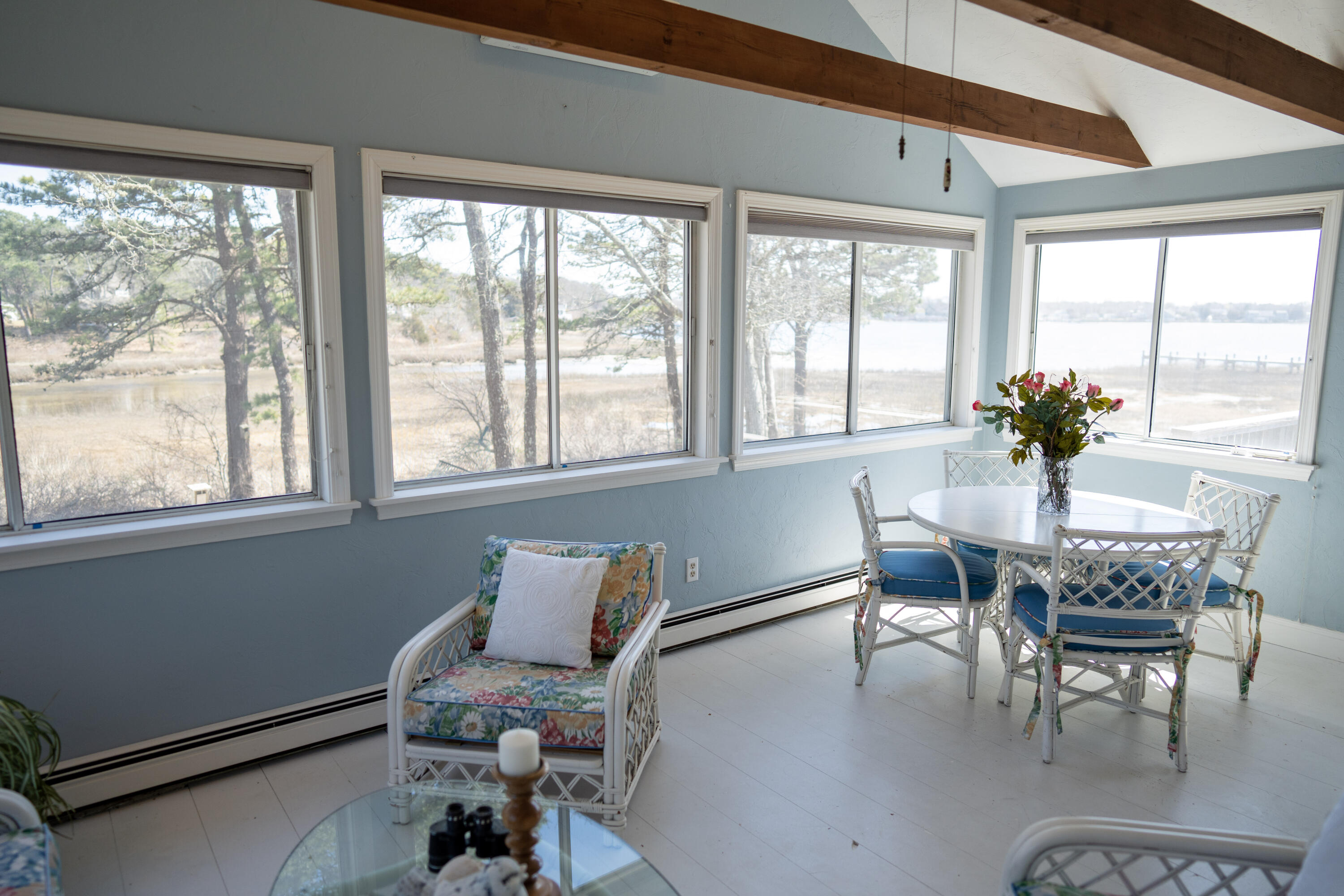 72 Cove Road South Dennis, MA 02660 - Photo 6 of 37 a dining room with furniture window and wooden floor