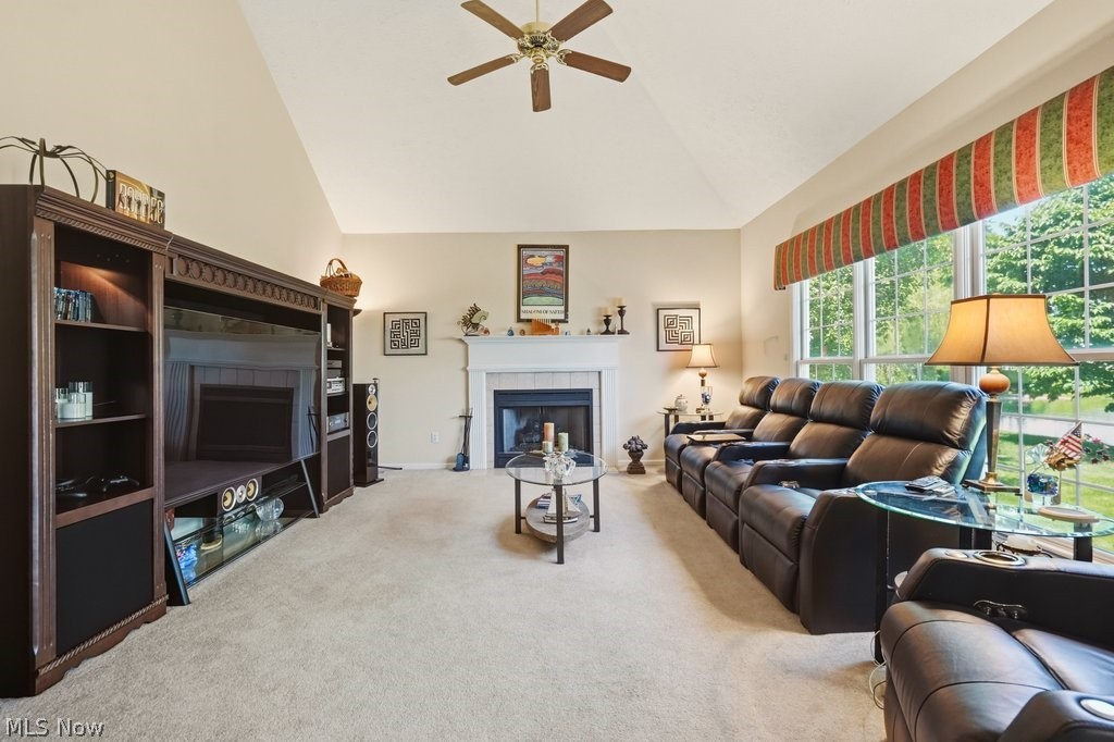 593 Brookstone Court Akron, OH 44321 - Photo 14 of 41 Family room gas fireplace