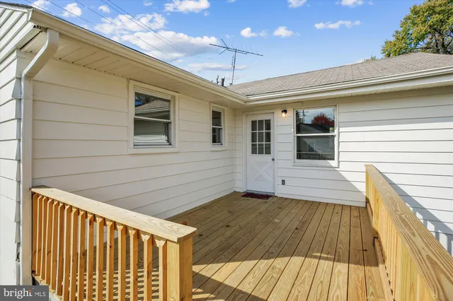 a view of a house with wooden floor