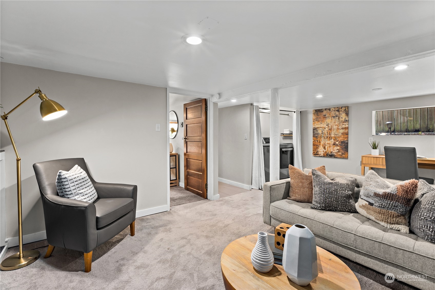 3317 30th Avenue Southwest Seattle, WA 98126 - Photo 20 of 28 a living room with furniture and a couch