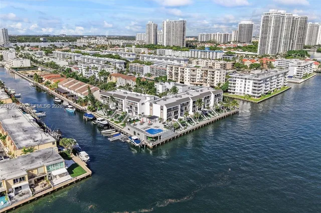 a view of a city with tall buildings