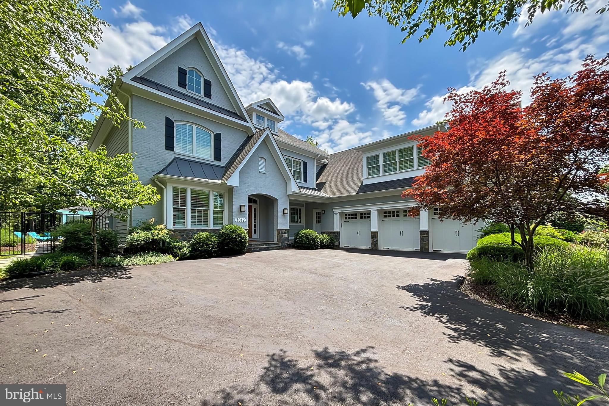 7912 Jansen Drive Springfield, VA 22152 - Photo 3 of 73 Stately Entrance with 3 car garage