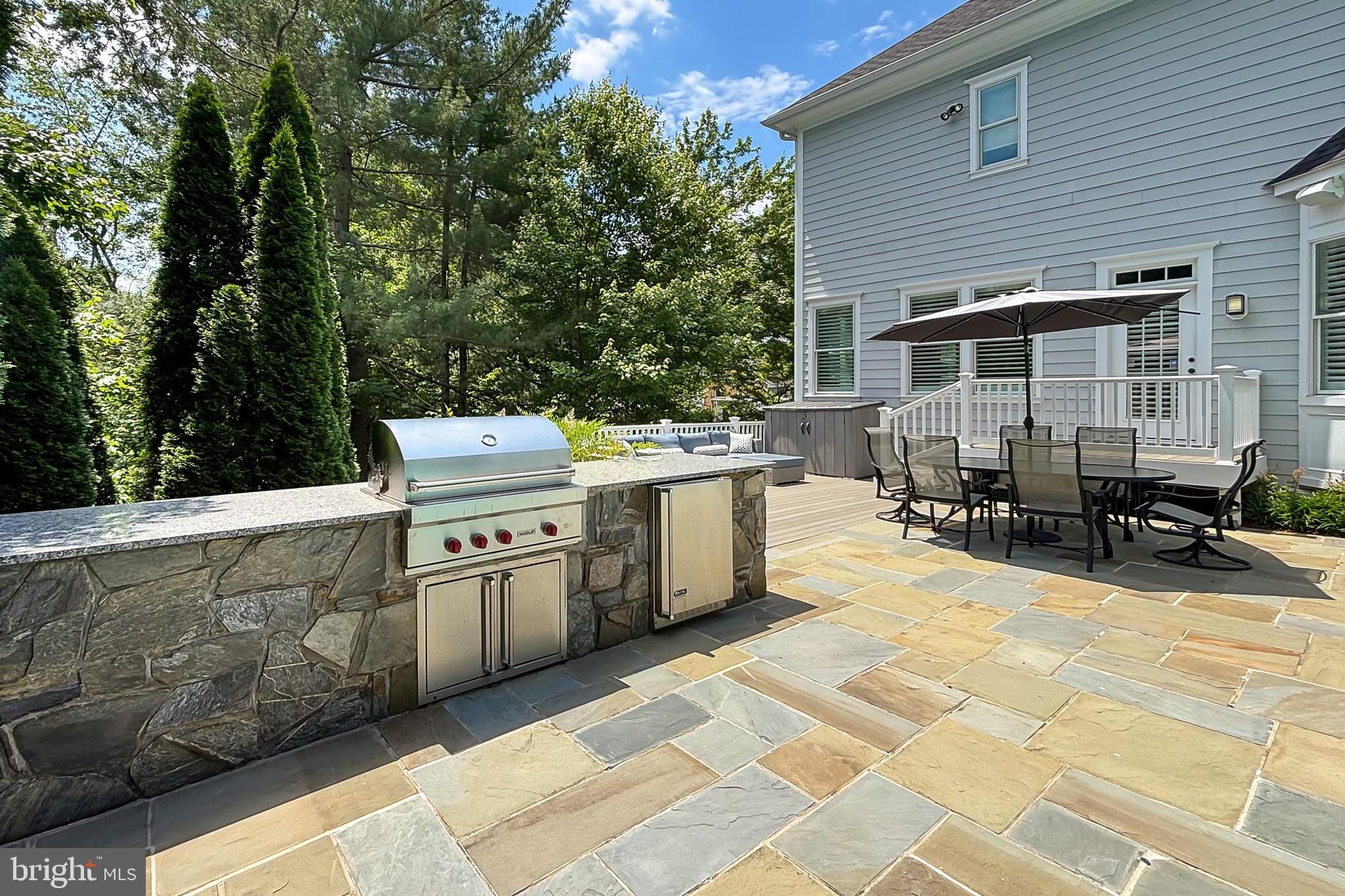 7912 Jansen Drive Springfield, VA 22152 - Photo 68 of 73 Wolf Grill with Fridge