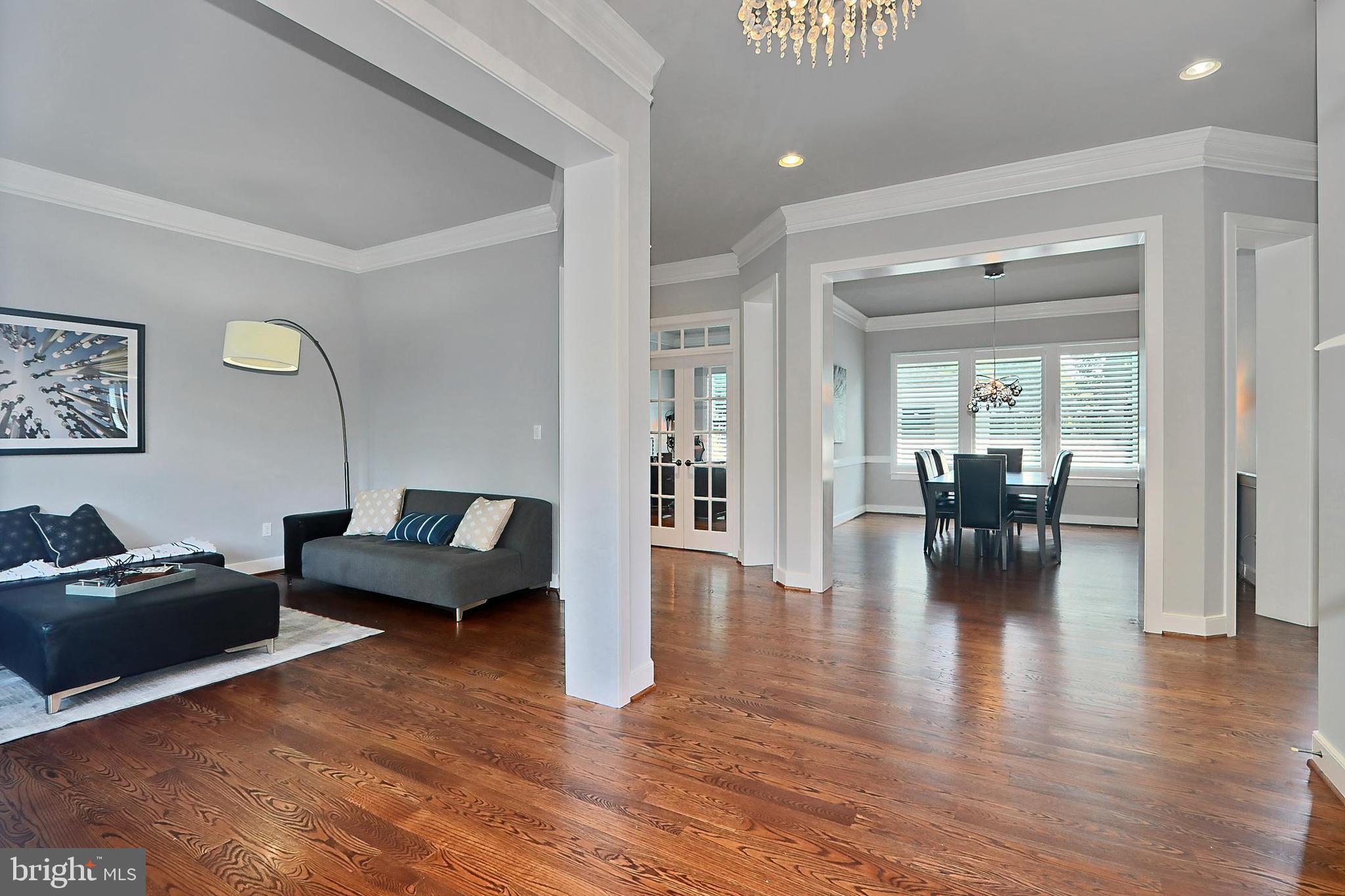 7912 Jansen Drive Springfield, VA 22152 - Photo 7 of 73 Open Foyer to Living Room and Dining Room