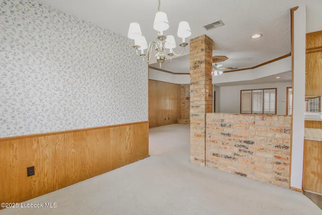 view of hall with wooden floor