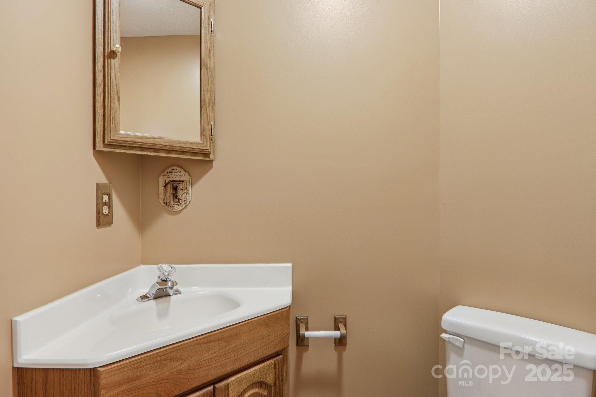 126 Pasco Loop Waynesville, NC 28785 - Photo 18 of 44 a bathroom with a sink a toilet and mirror