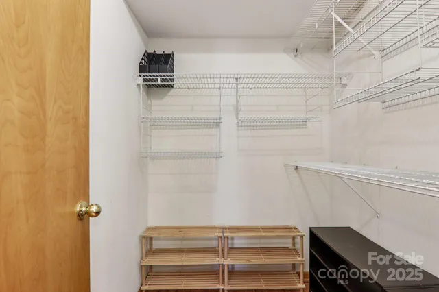 a view of walk in closet