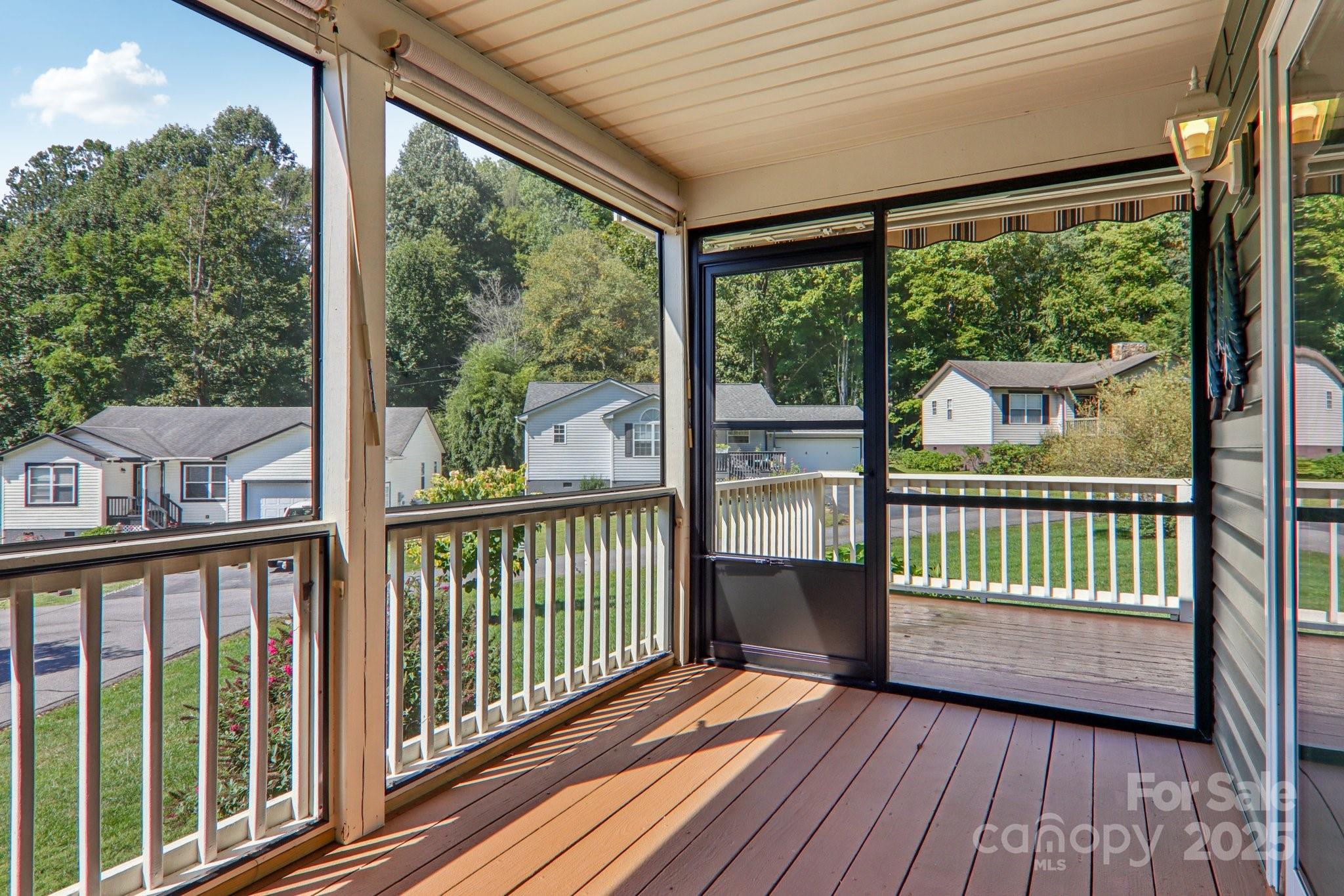 126 Pasco Loop Waynesville, NC 28785 - Photo 10 of 44 a view of a city from a balcony
