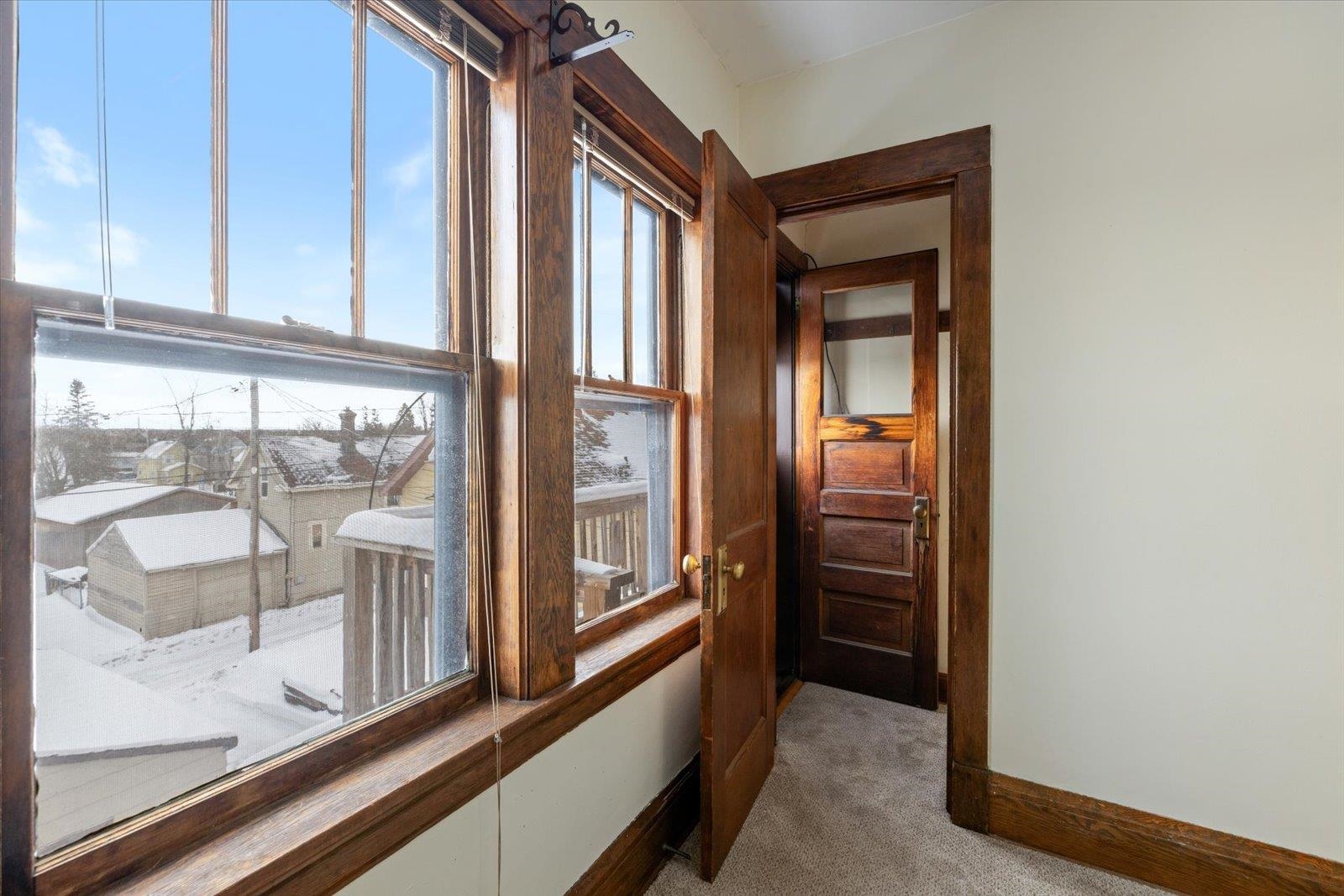 3070 Restormel Street Duluth, MN 55806 - Photo 27 of 48 Hall with carpet flooring and a water view