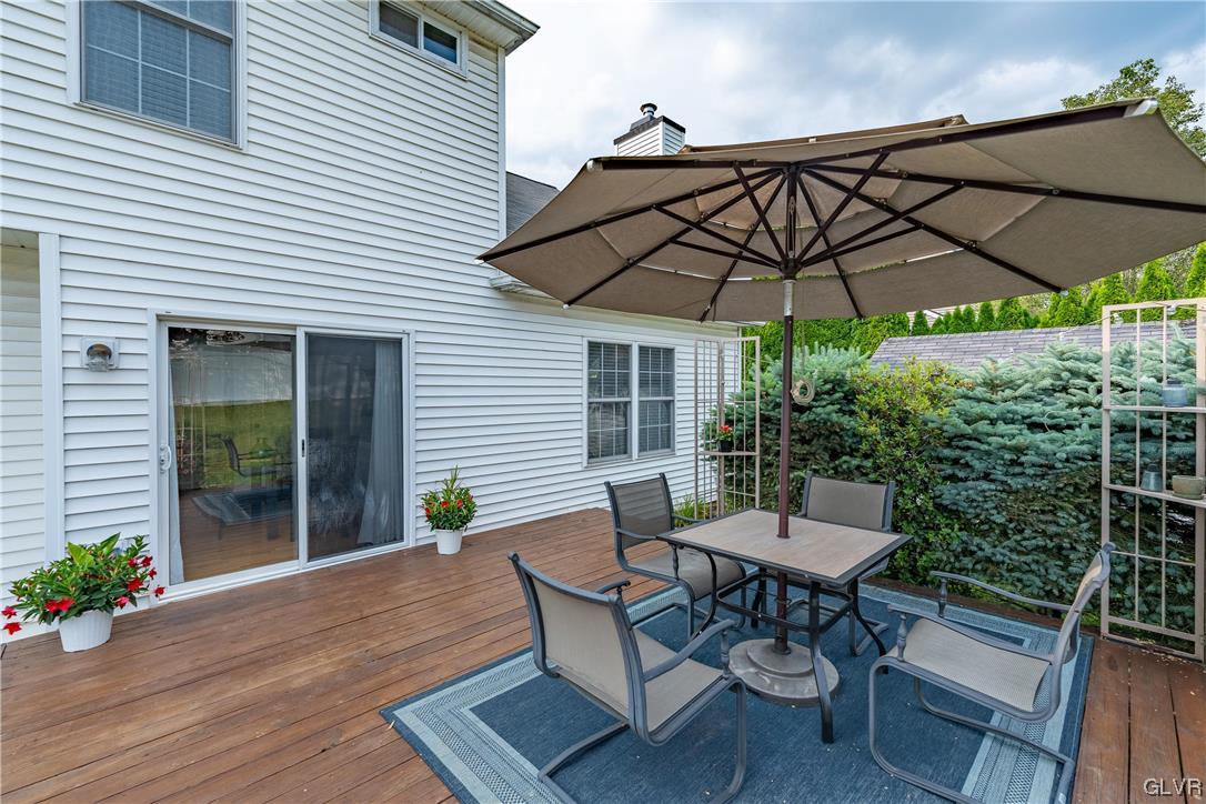 4556 Brighton Road Lower Macungie Township, PA 18062 - Photo 43 of 48 a view of a chair and table in the patio