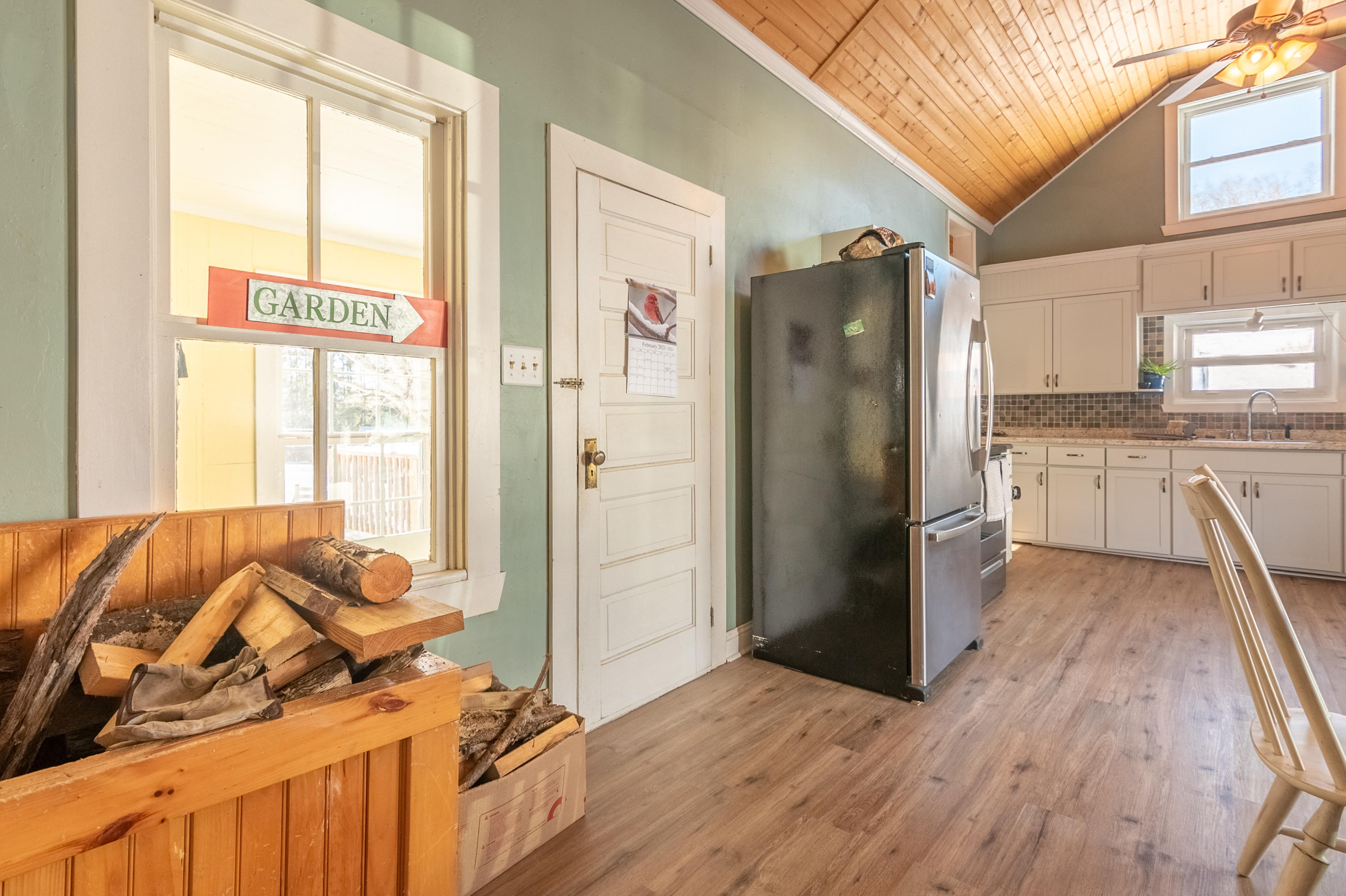 1696 Conner Grove Road Southwest Willis, VA 24380 - Photo 11 of 41 a kitchen with stainless steel appliances granite countertop a refrigerator and a sink