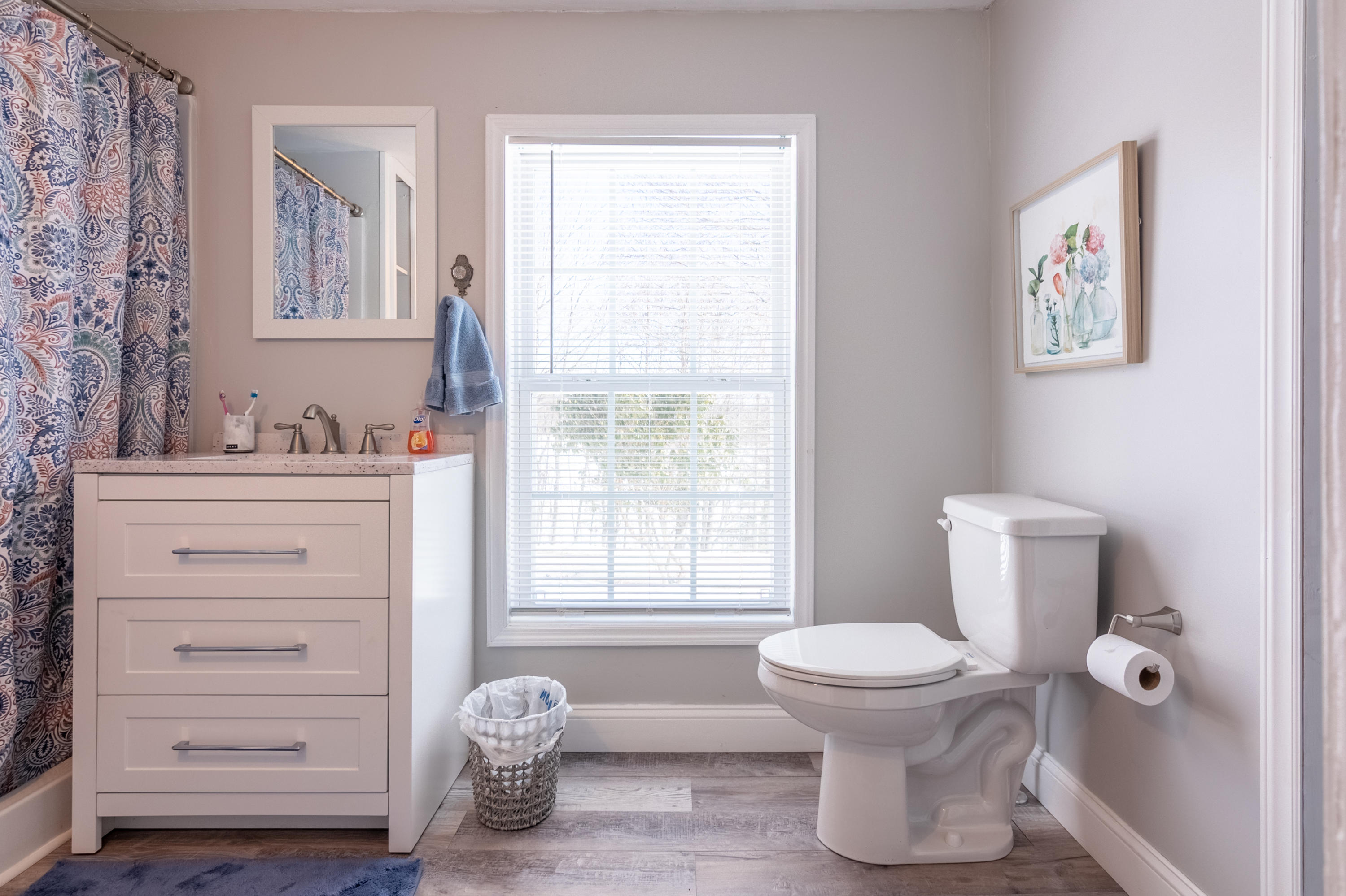 1696 Conner Grove Road Southwest Willis, VA 24380 - Photo 24 of 41 a bathroom with a toilet a sink and a window
