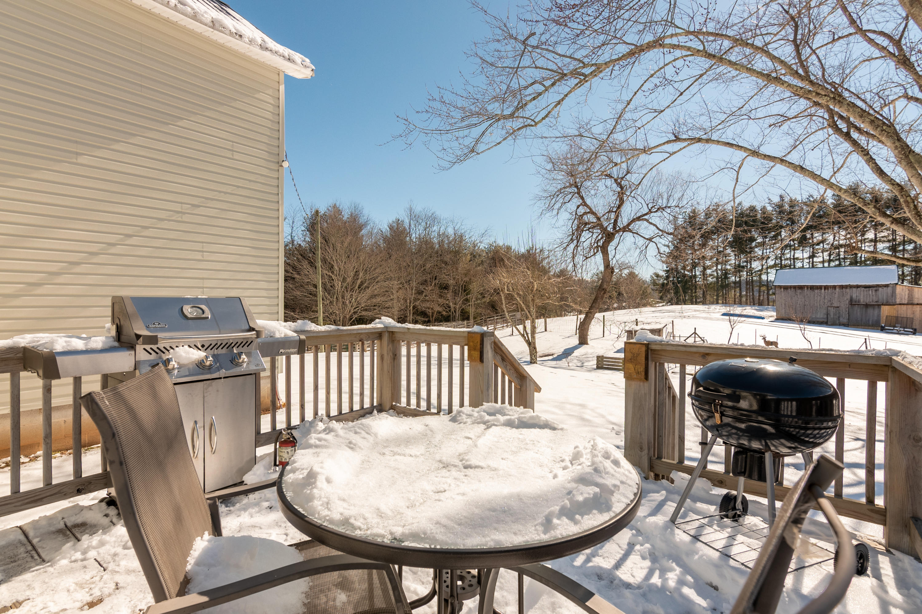 1696 Conner Grove Road Southwest Willis, VA 24380 - Photo 33 of 41 a view of a chairs and table in the patio