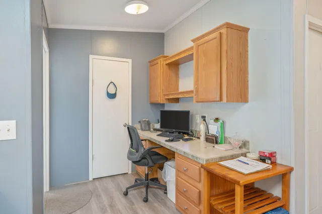 a view of kitchen with breakfast area