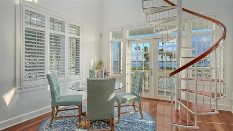 a room with furniture and a window