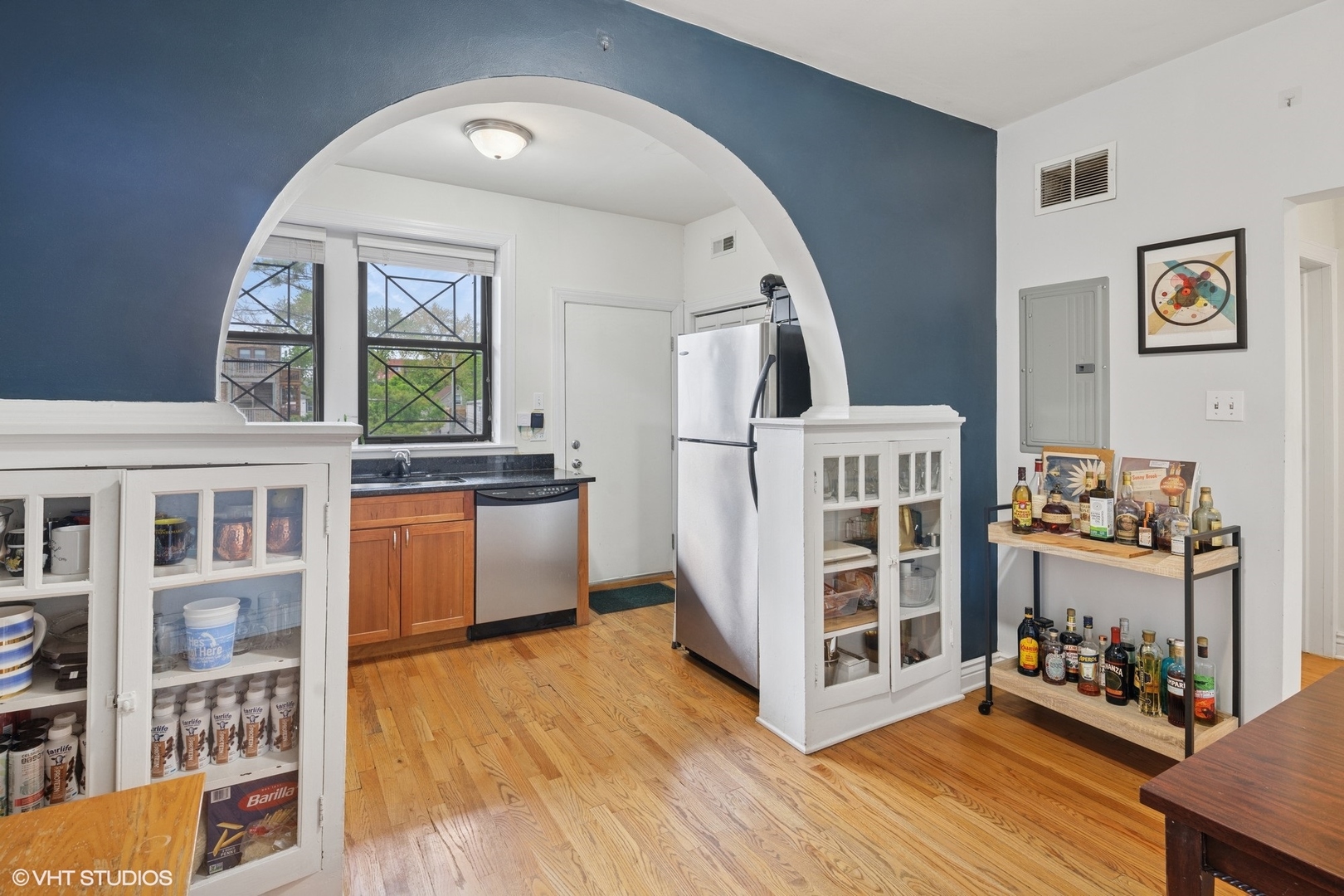 2709 West Altgeld Street, Unit 2 Chicago, IL 60647 - Photo 6 of 13 a view of livingroom with furniture and wooden floor