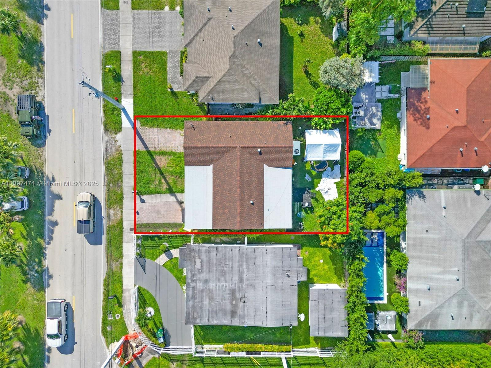 8811 Southwest 128th Street Miami, FL 33176 - Photo 4 of 28 an aerial view of a house