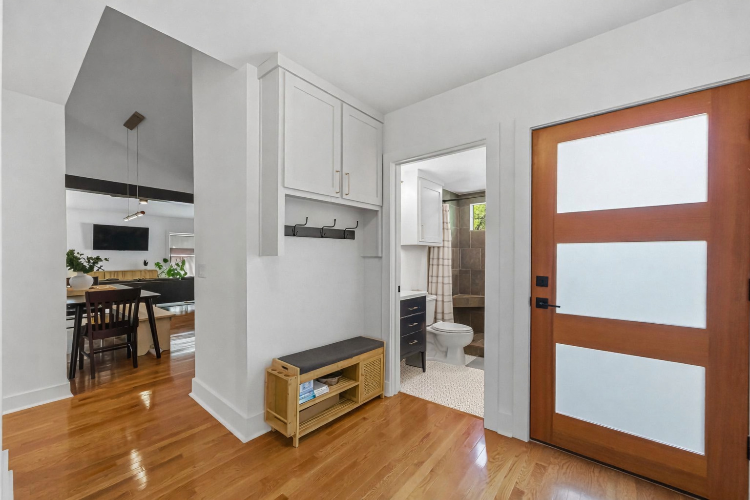 5409 Avenue H Austin, TX 78751 - Photo 15 of 35 a view of kitchen with furniture and wooden floor