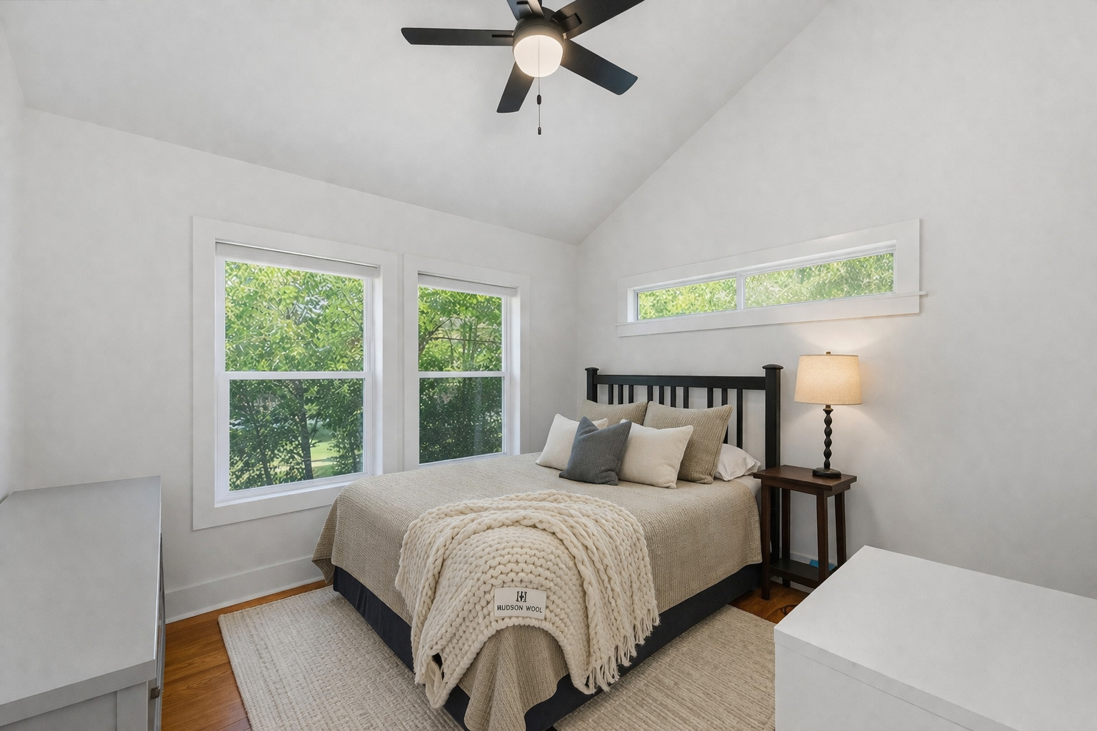 5409 Avenue H Austin, TX 78751 - Photo 19 of 35 a bedroom with a large bed and a window