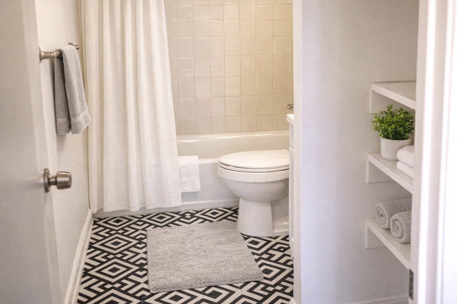 5409 Avenue H Austin, TX 78751 - Photo 26 of 35 a bathroom with a toilet and a shower