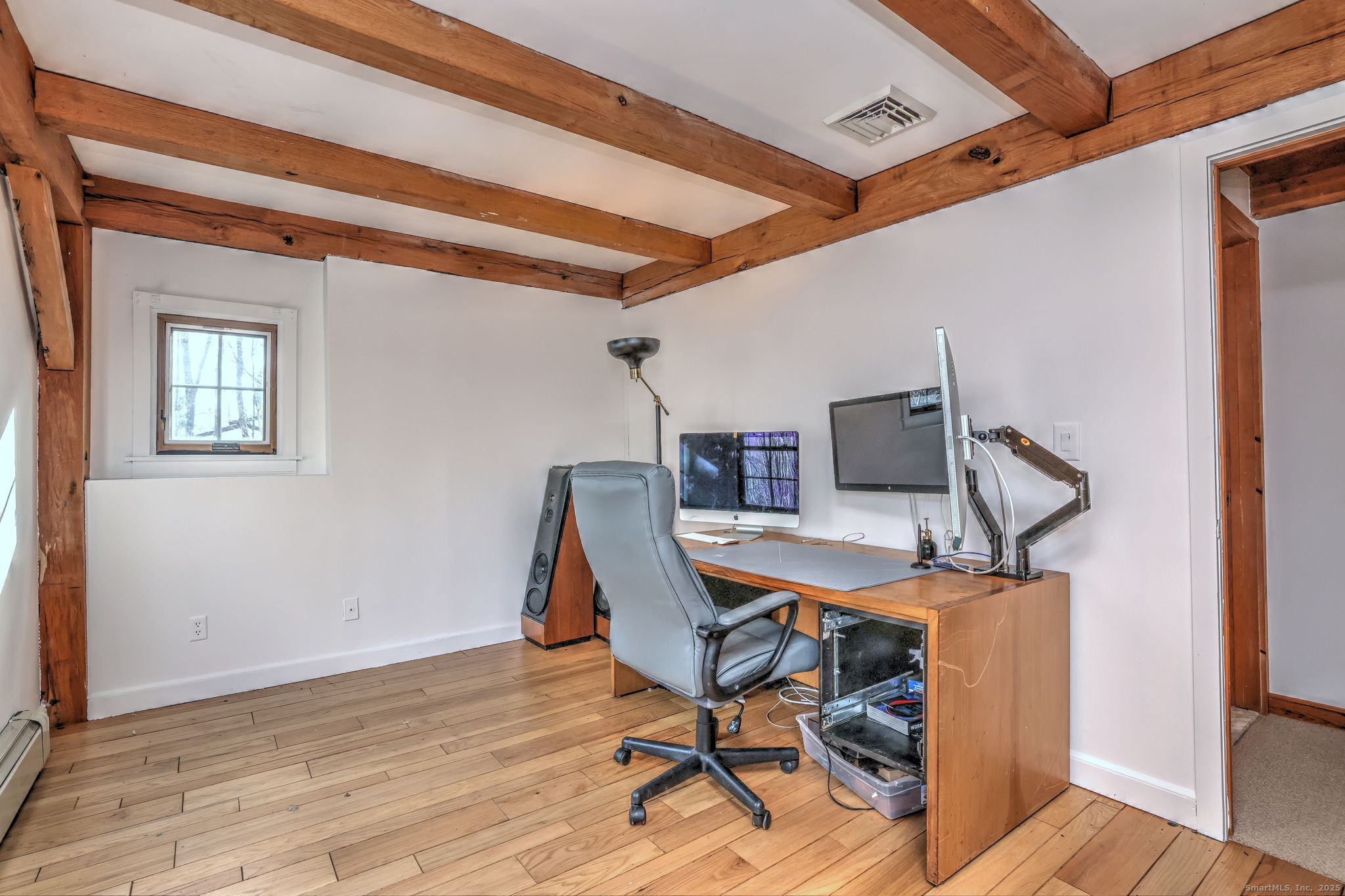 24 Hickory Lane Roxbury, CT 06783 - Photo 30 of 40 a view of a workspace with furniture and wooden floor