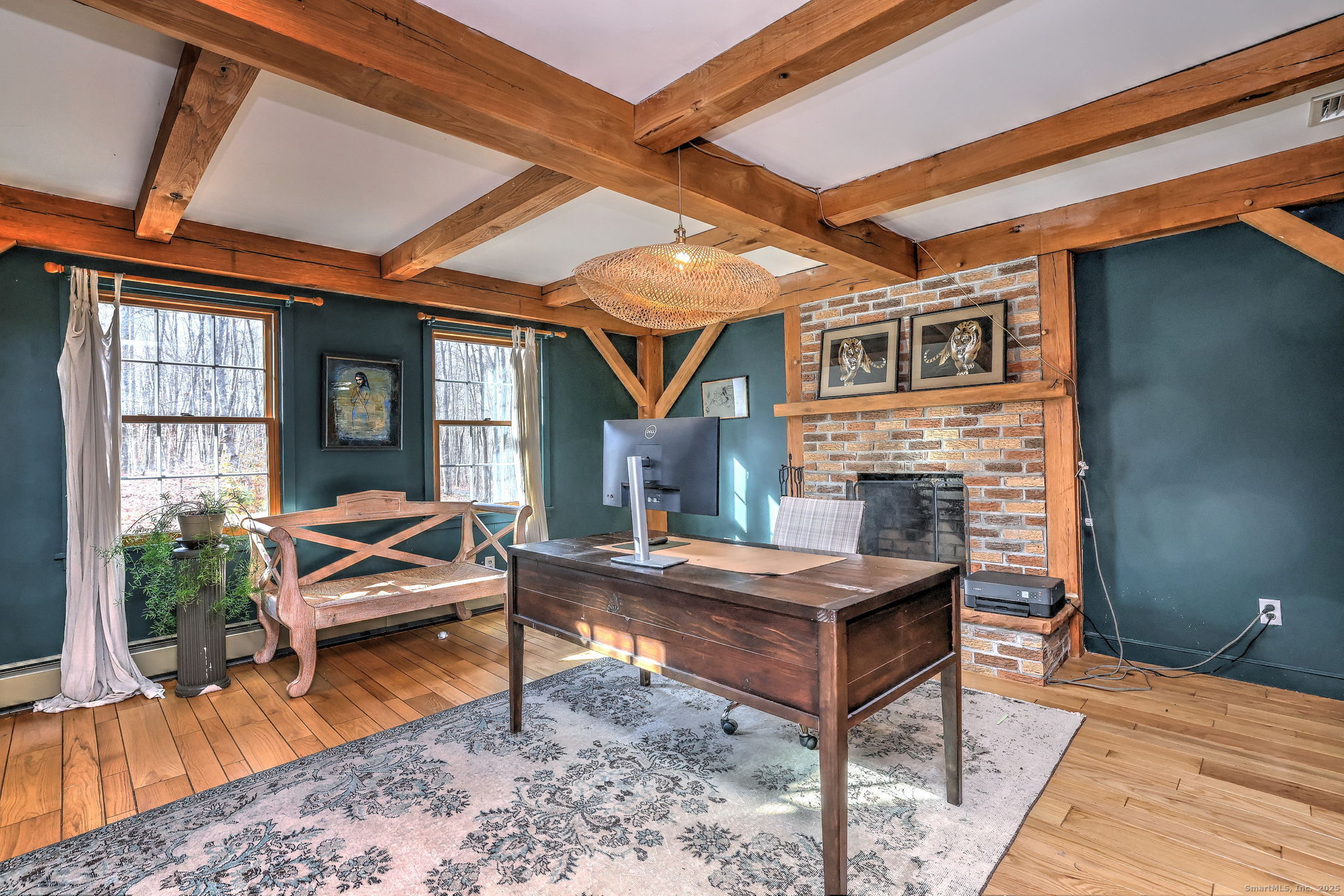 24 Hickory Lane Roxbury, CT 06783 - Photo 8 of 40 a backyard of a house with barbeque oven table and chairs