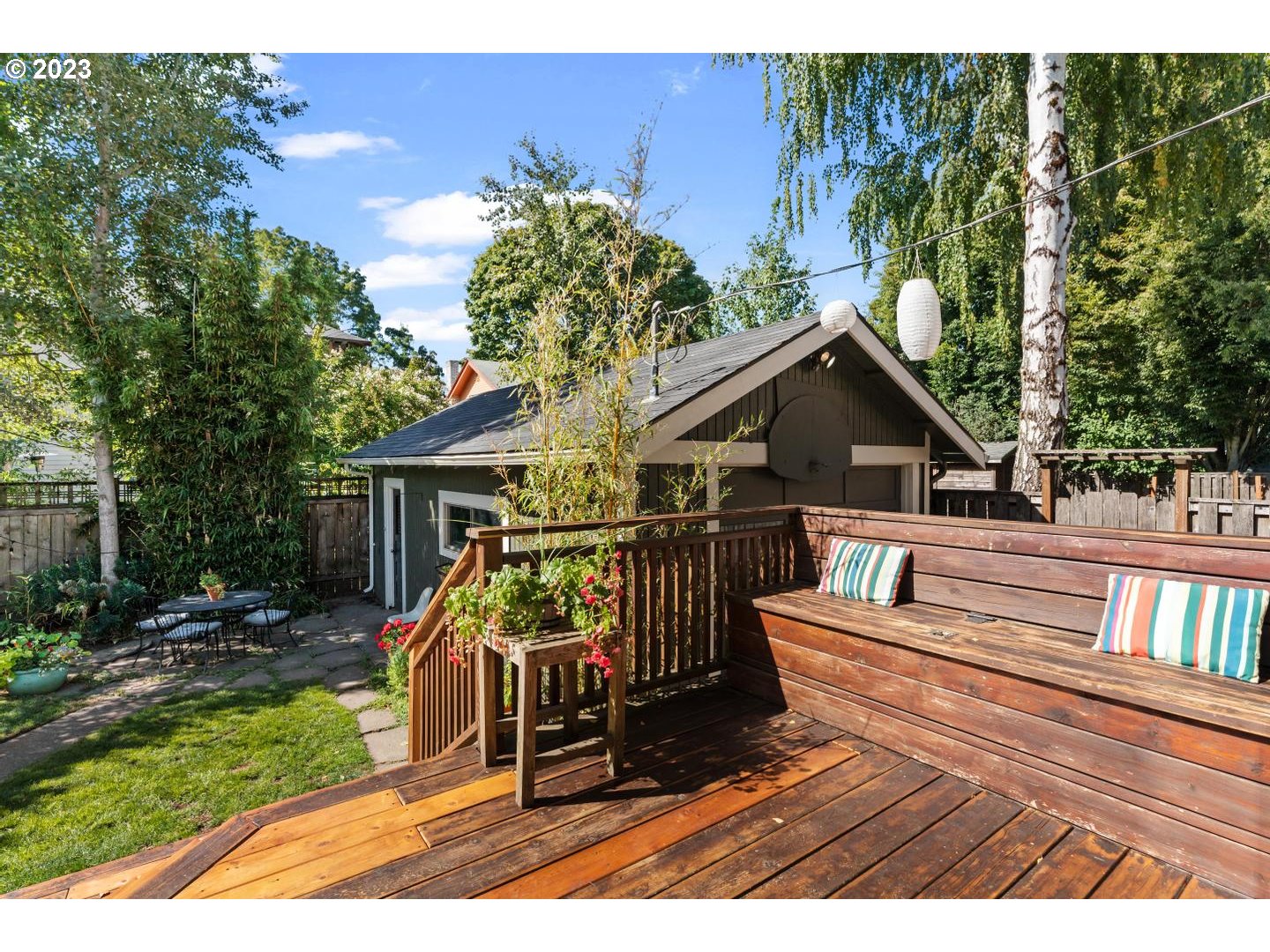 4027 North Colonial Avenue Portland, OR 97227 - Photo 33 of 47 a view of outdoor space yard deck and patio