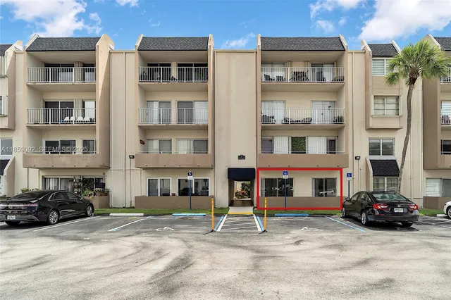 a view of street with large buildings