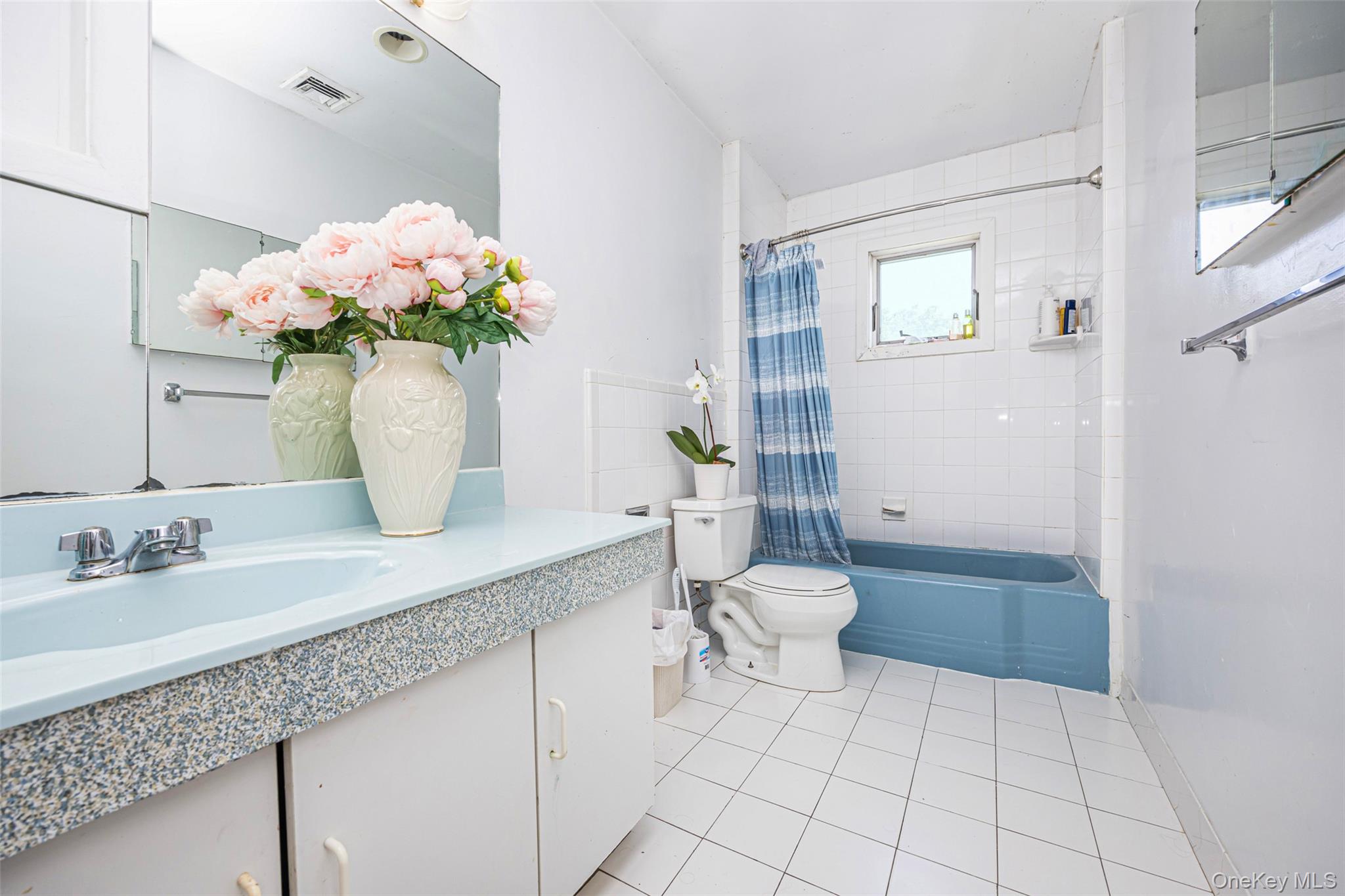 84 Middle Neck Road Roslyn, NY 11576 - Photo 22 of 44 a bathroom with a sink a toilet and shower