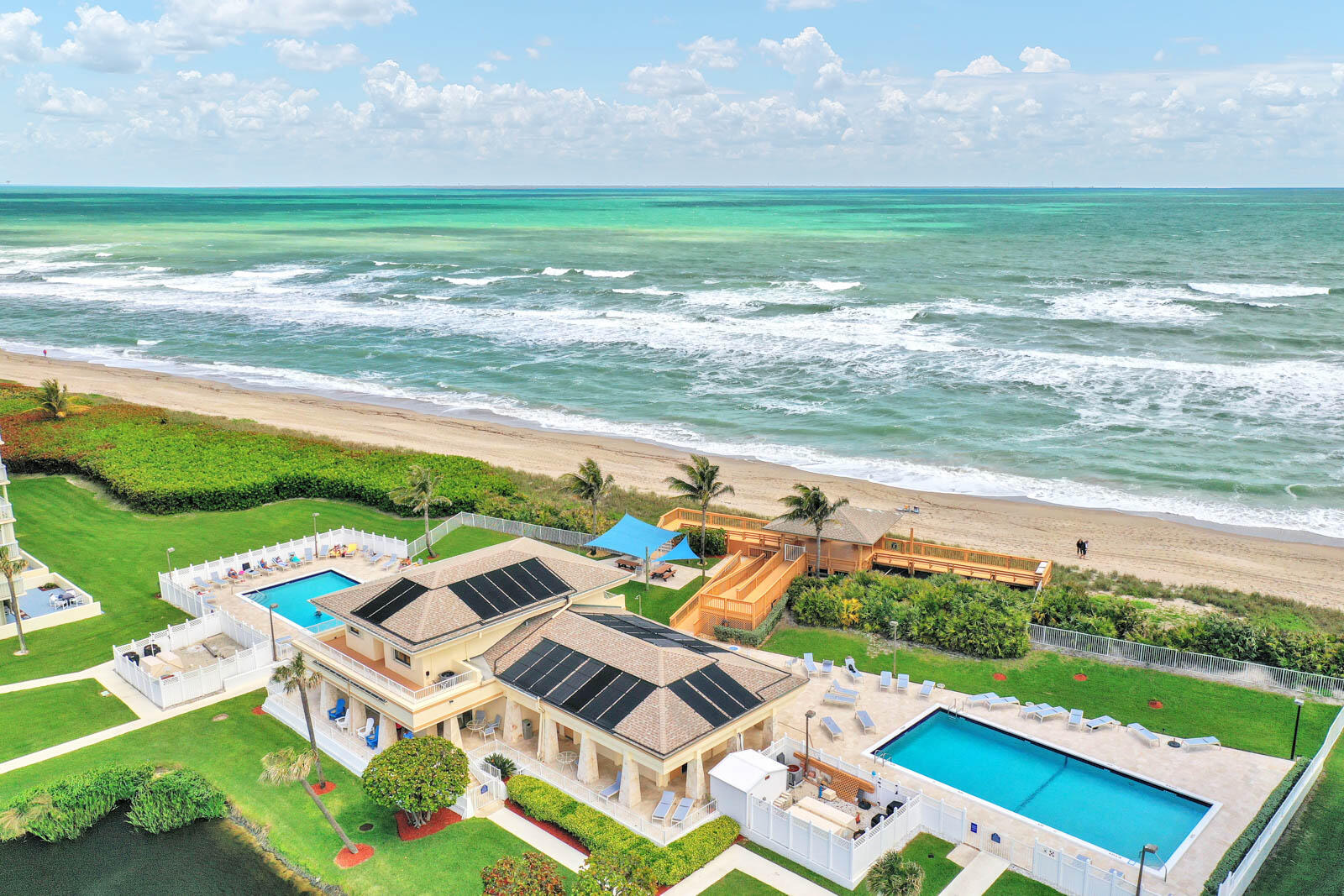 10600 South Ocean Drive, Unit 310 Jensen Beach, FL 34957 - Photo 42 of 45 a view of a city with an ocean view